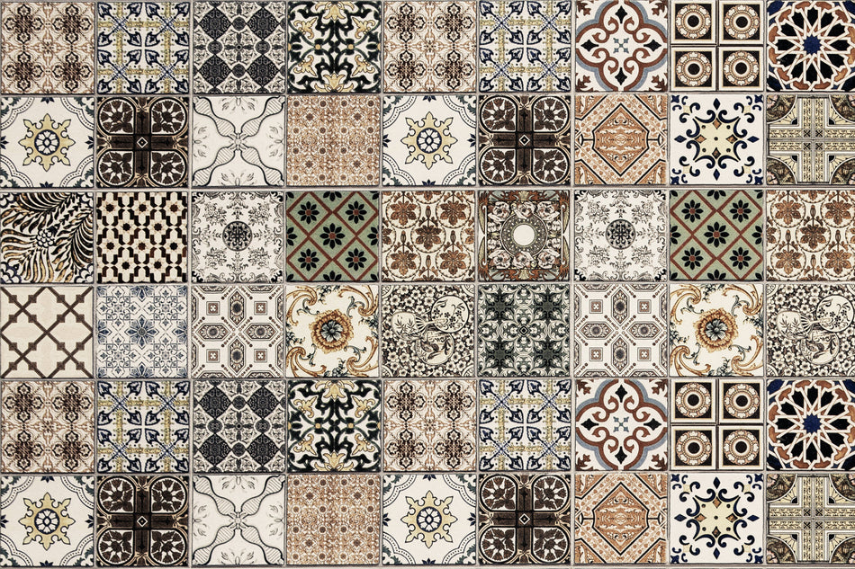 Badrückwand Patchwork