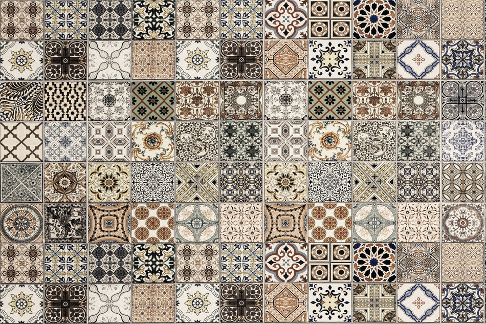 Badrückwand Patchwork