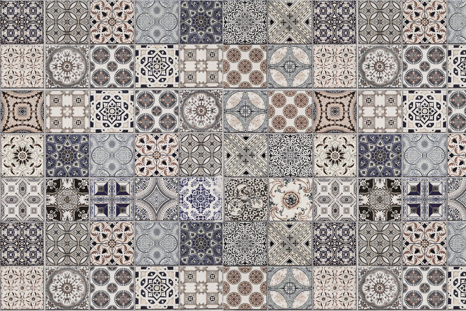 Badrückwand Patchwork