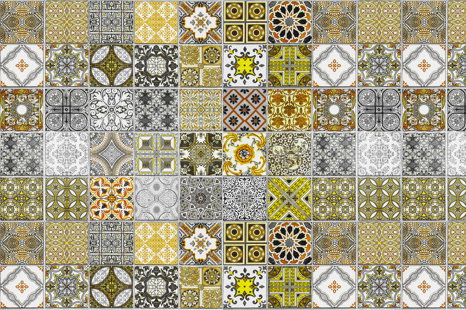 Badrückwand Patchwork