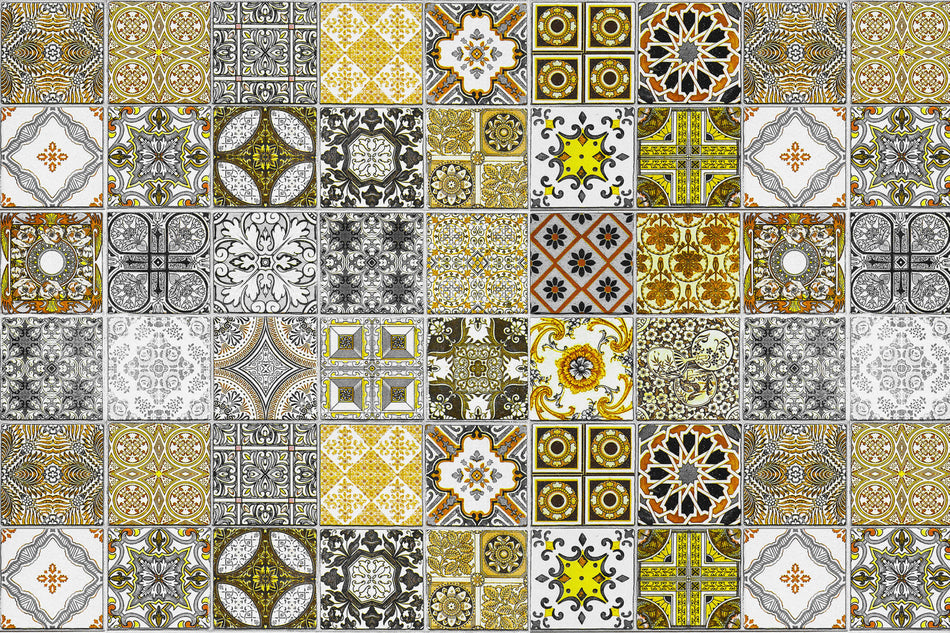 Badrückwand Patchwork