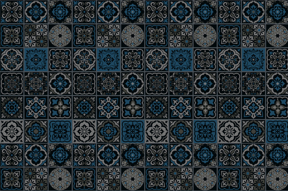 Badrückwand Patchwork