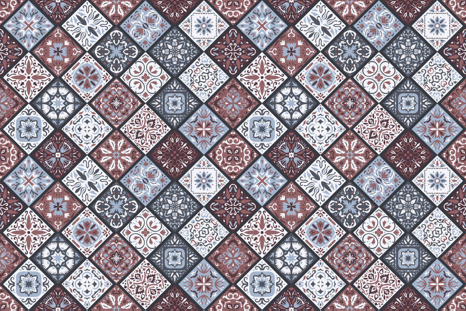 Badrückwand Patchwork