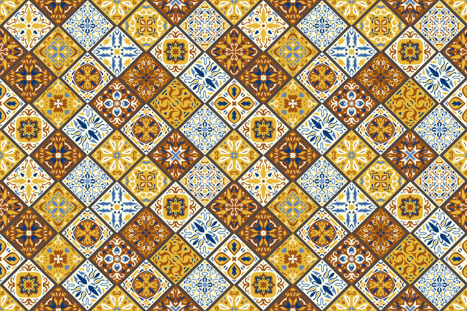 Waschbeckenrückwand Patchwork