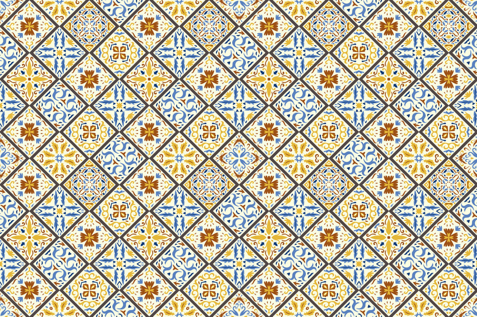 Badrückwand Patchwork