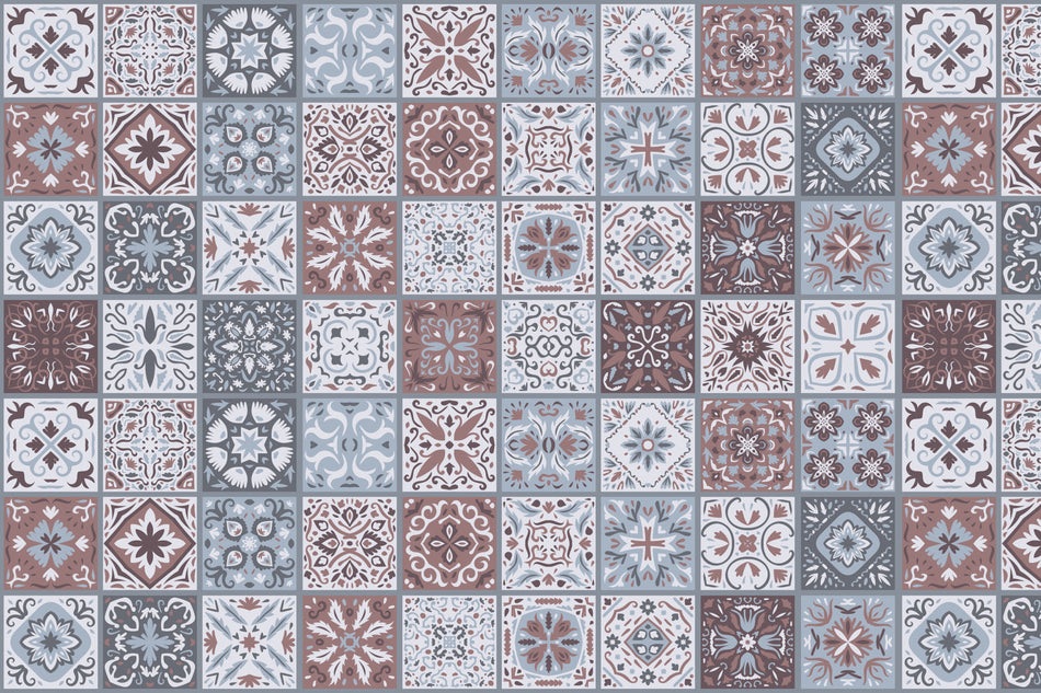 Badrückwand Patchwork