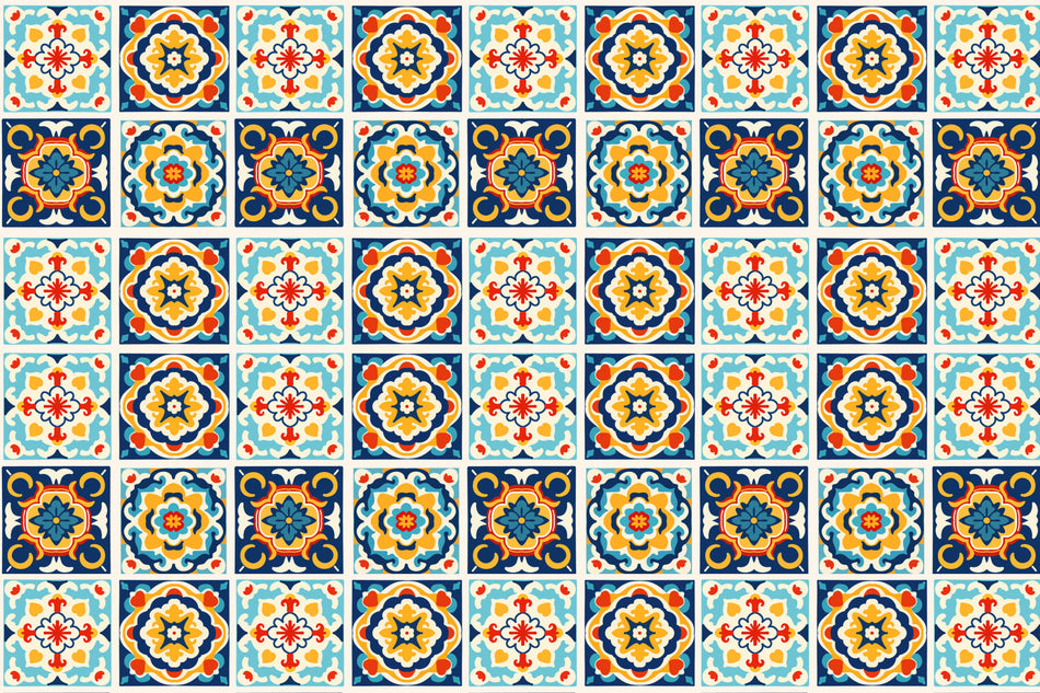 Waschbeckenrückwand Patchwork