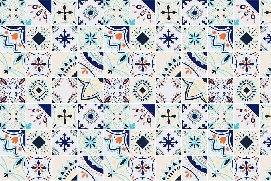 Badrückwand Patchwork