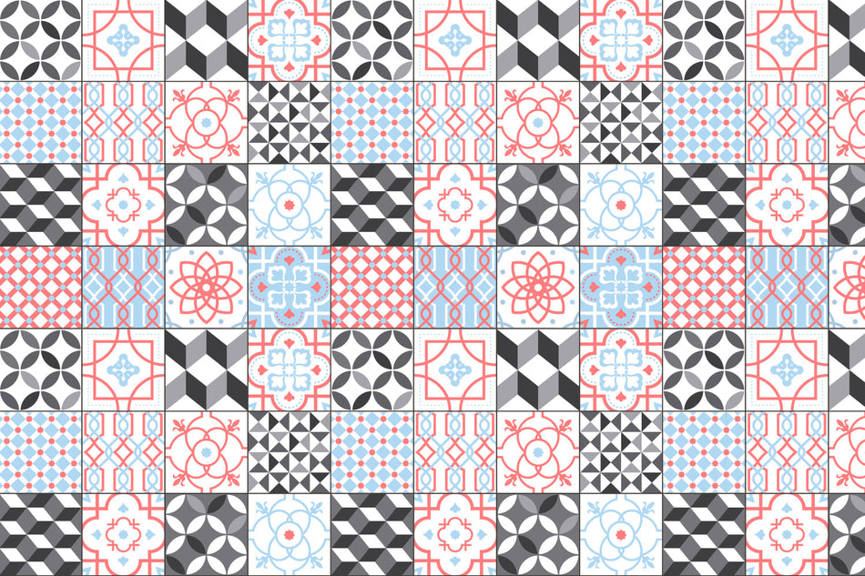 Badrückwand Patchwork