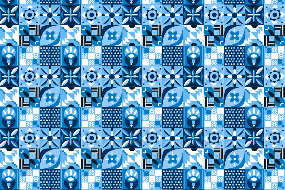 Badrückwand Patchwork