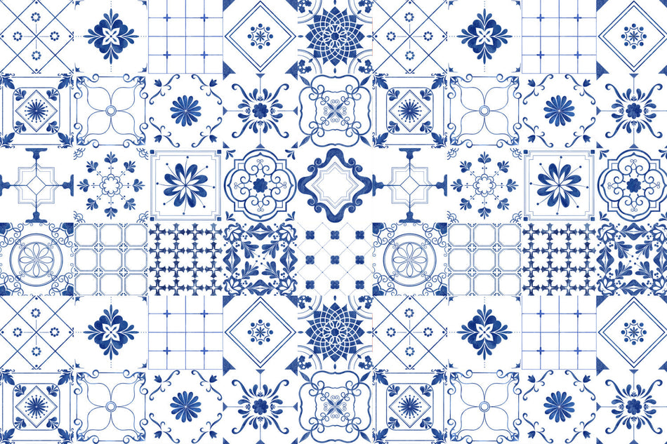 Waschbeckenrückwand Patchwork