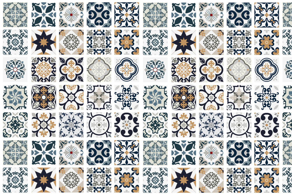 Badrückwand Patchwork