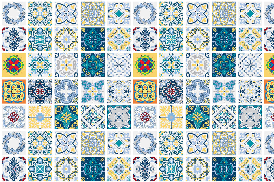 Badrückwand Patchwork