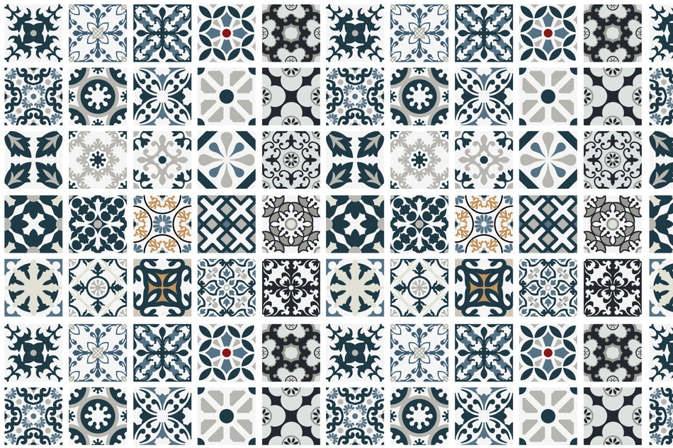Badrückwand Patchwork