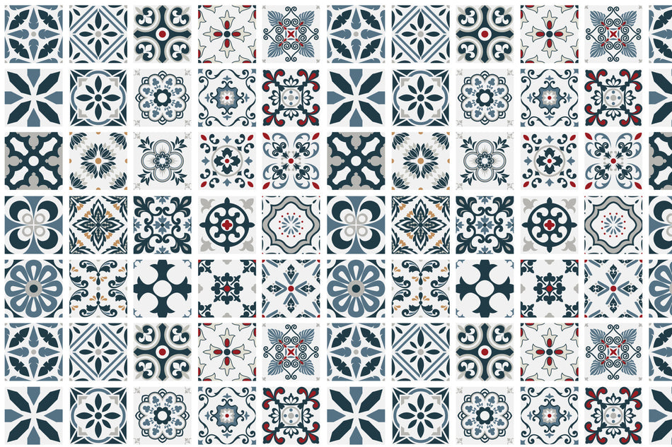 Badrückwand Patchwork