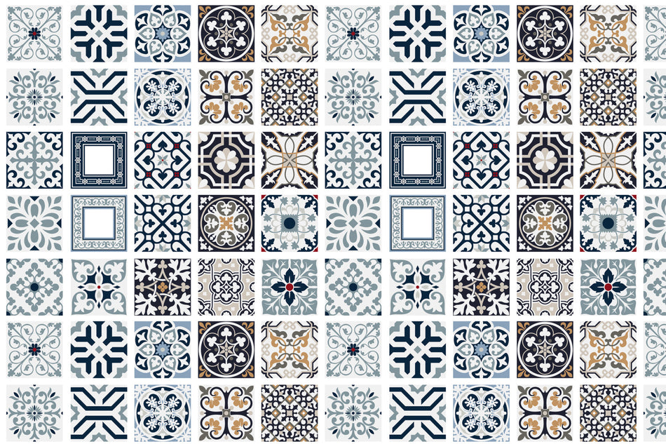 Badrückwand Patchwork
