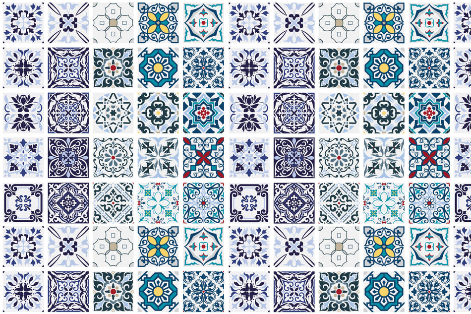 Badrückwand Patchwork