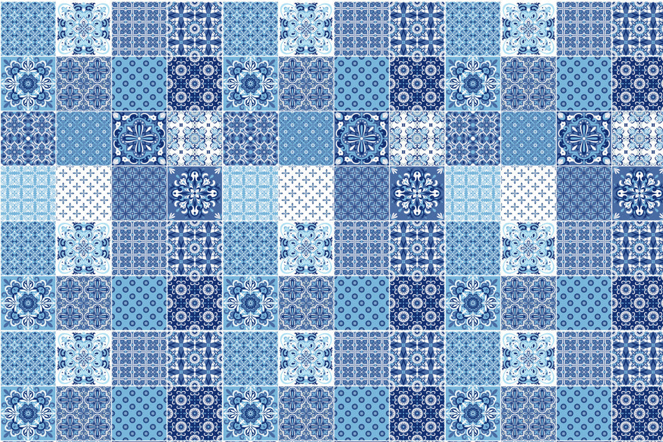 Badrückwand Patchwork