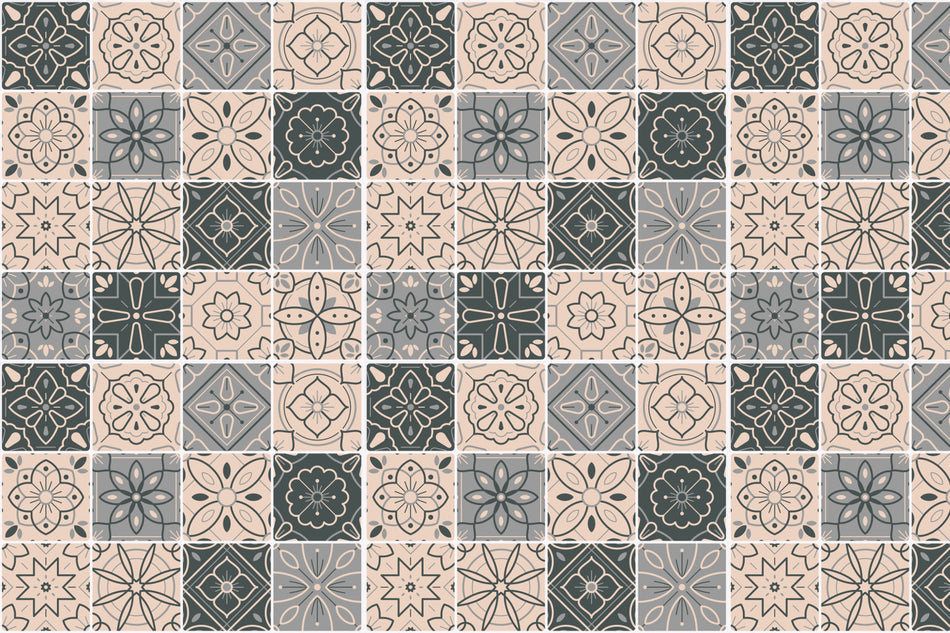 Badrückwand Patchwork
