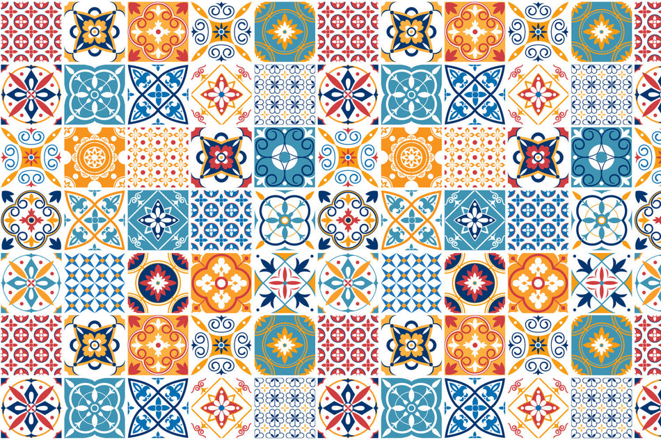 Badrückwand Patchwork