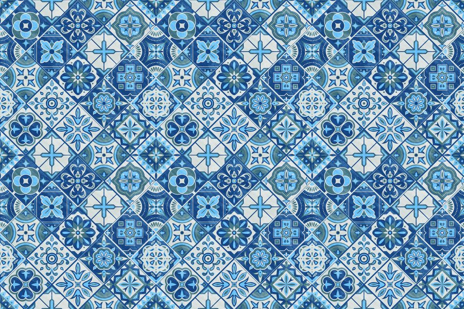 Waschbeckenrückwand Patchwork