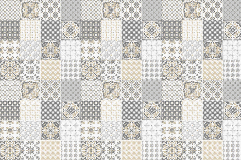 Badrückwand Patchwork