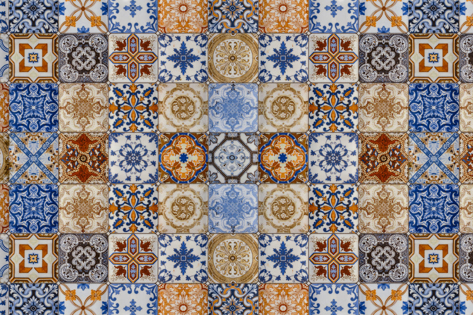 Badrückwand Patchwork