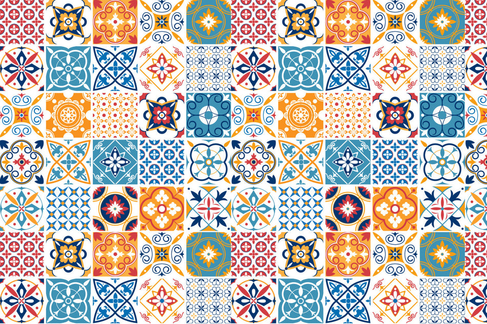 Badrückwand Patchwork