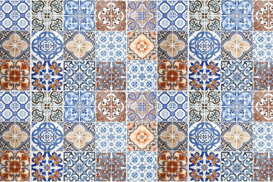 Badrückwand Patchwork