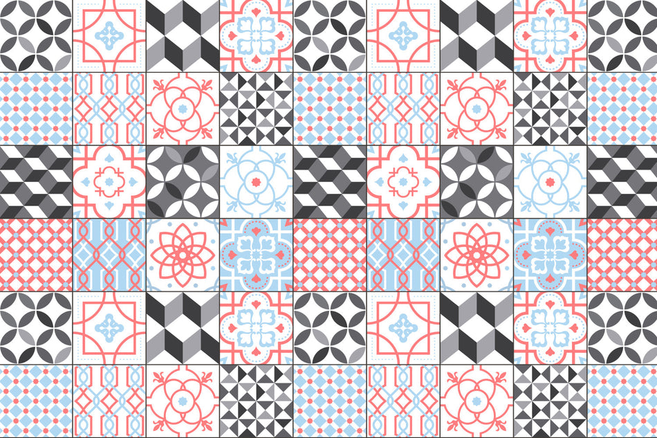 Badrückwand Patchwork