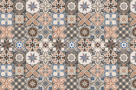 Badrückwand Patchwork