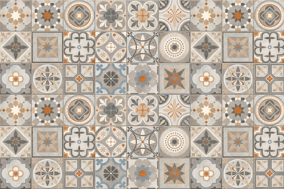 Badrückwand Patchwork