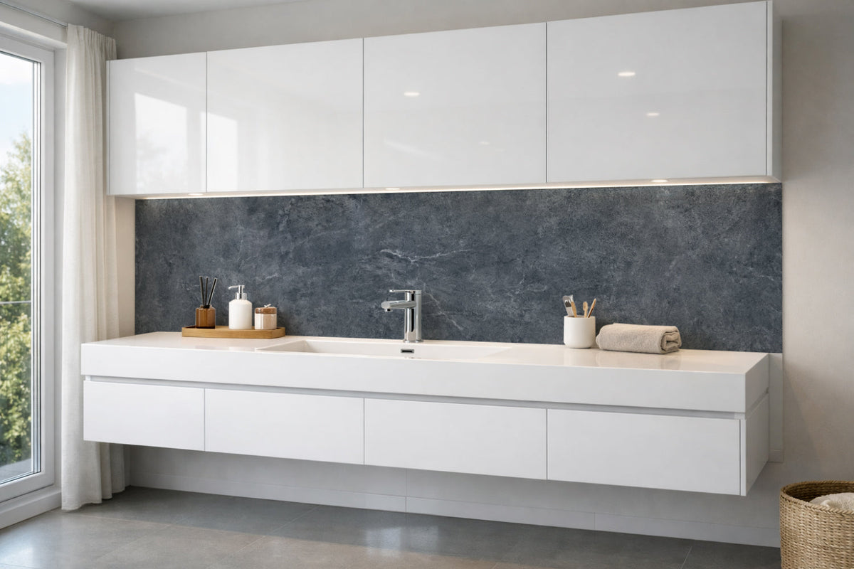 Waschbeckenrückwand Marmoroptik
