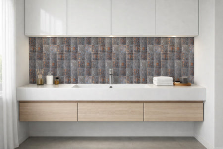 Waschbeckenrückwand Patchwork