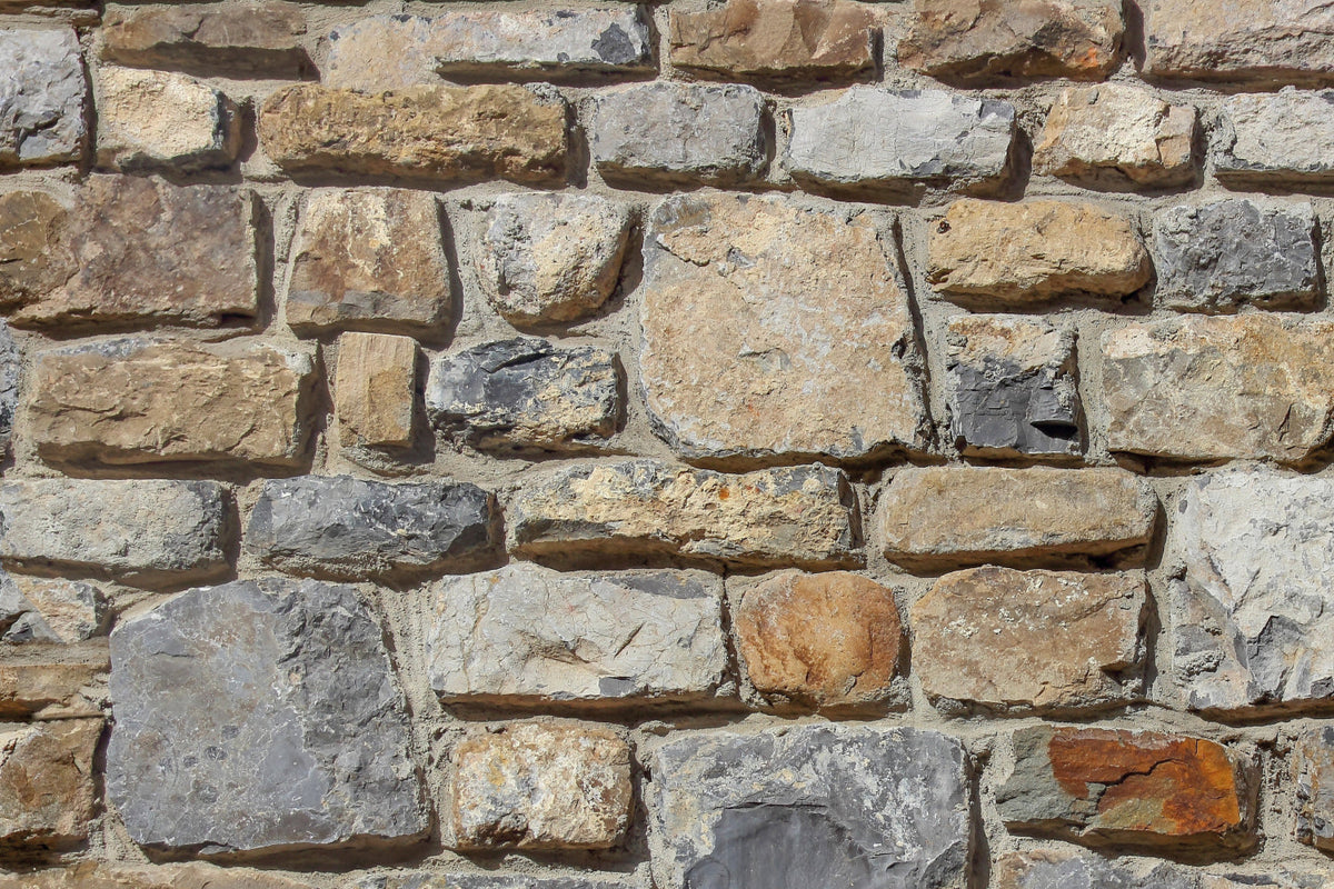 Badrückwand Steinoptik