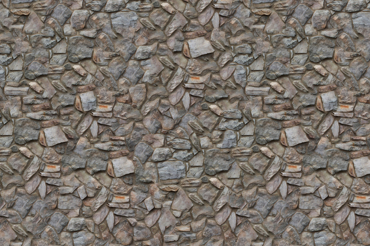 Badrückwand Steinoptik
