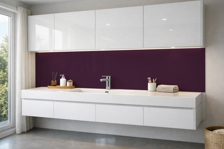 Waschbeckenrückwand Einfarbig RAL 4007 Purpurviolett