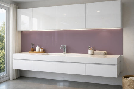 Waschbeckenrückwand Einfarbig RAL 4009 Pastellviolett