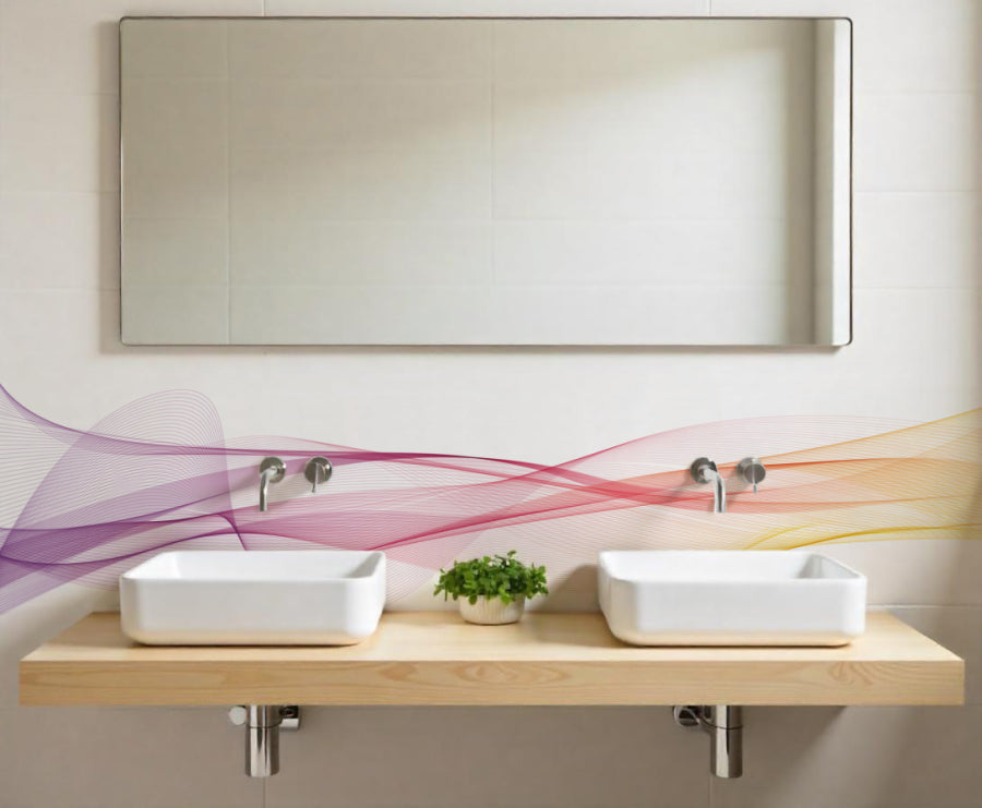 Waschbeckenrückwand nach maß