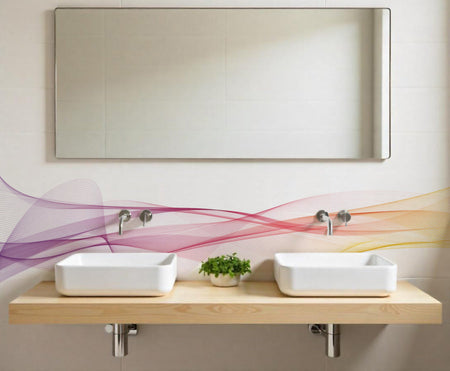 Waschbeckenrückwand nach maß