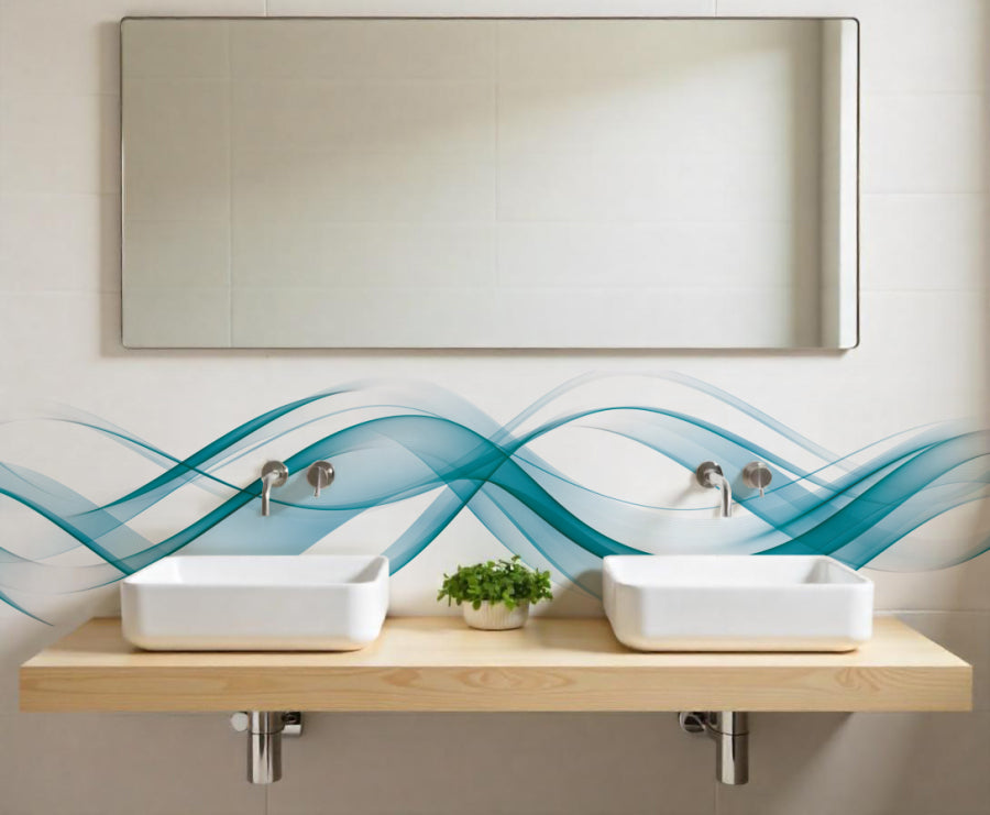 Waschbeckenrückwand nach maß