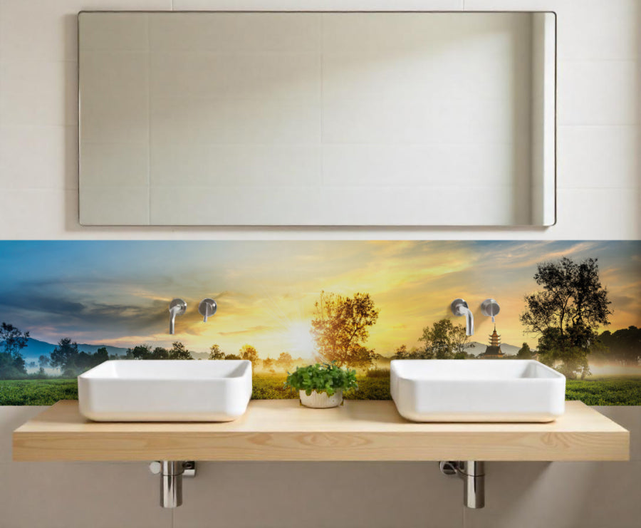 Waschbeckenrückwand nach maß