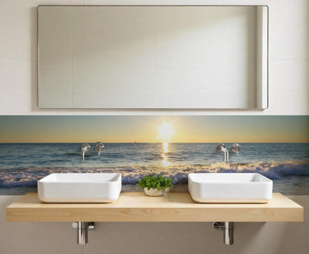 Waschbeckenrückwand nach maß