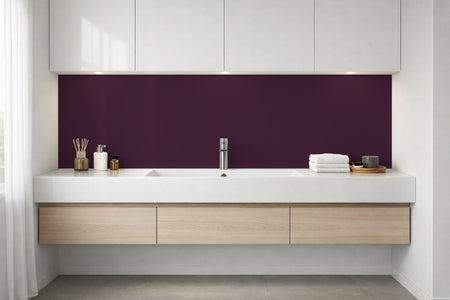 Waschbeckenrückwand Einfarbig RAL 4007 Purpurviolett