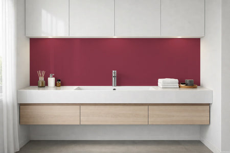 Waschbeckenrückwand Einfarbig RAL 4002 Rotviolett