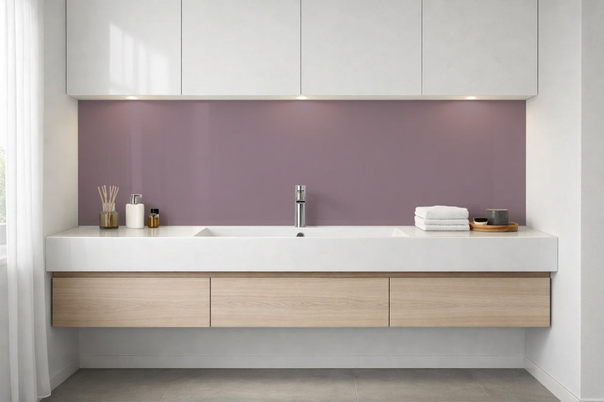 Waschbeckenrückwand Einfarbig RAL 4009 Pastellviolett