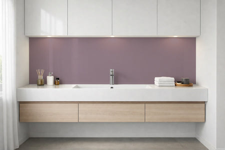 Waschbeckenrückwand Einfarbig RAL 4009 Pastellviolett