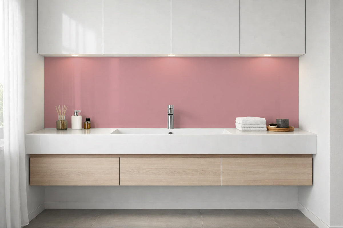 Waschbeckenrückwand Einfarbig RAL 3014 Altrosa
