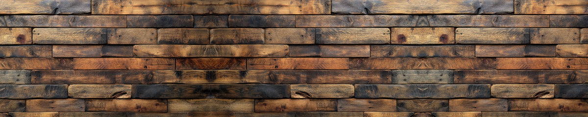 Waschbeckenrückwand Holzoptik