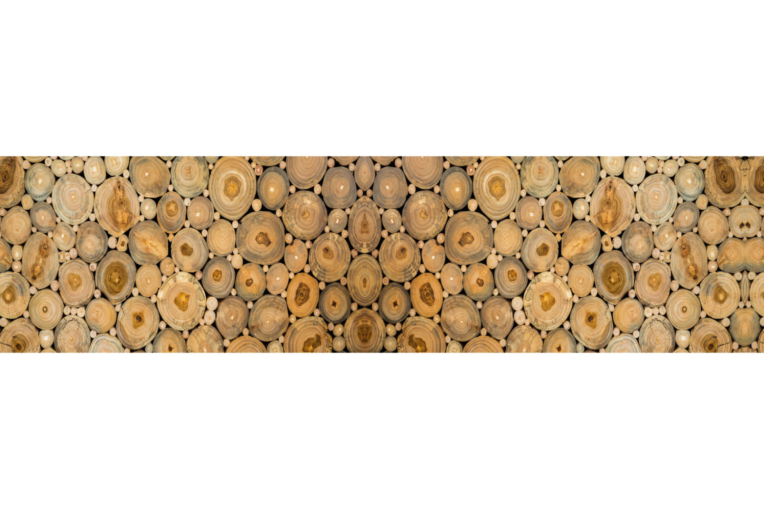 Badrückwand Holzoptik